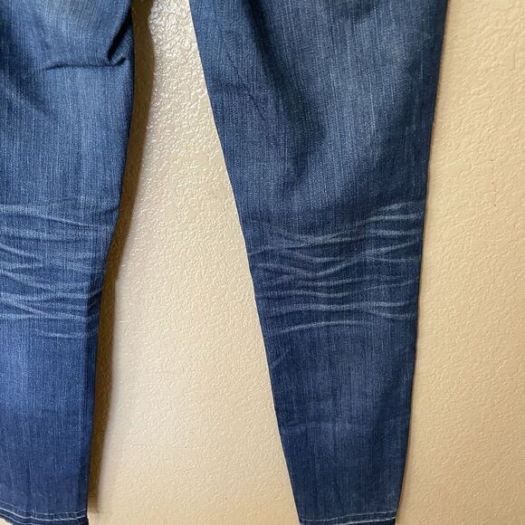 Madewell Jeans 9" High Riser Skinny Stretch Denim Blue Medium Wash Size 26 - Picture 6 of 8